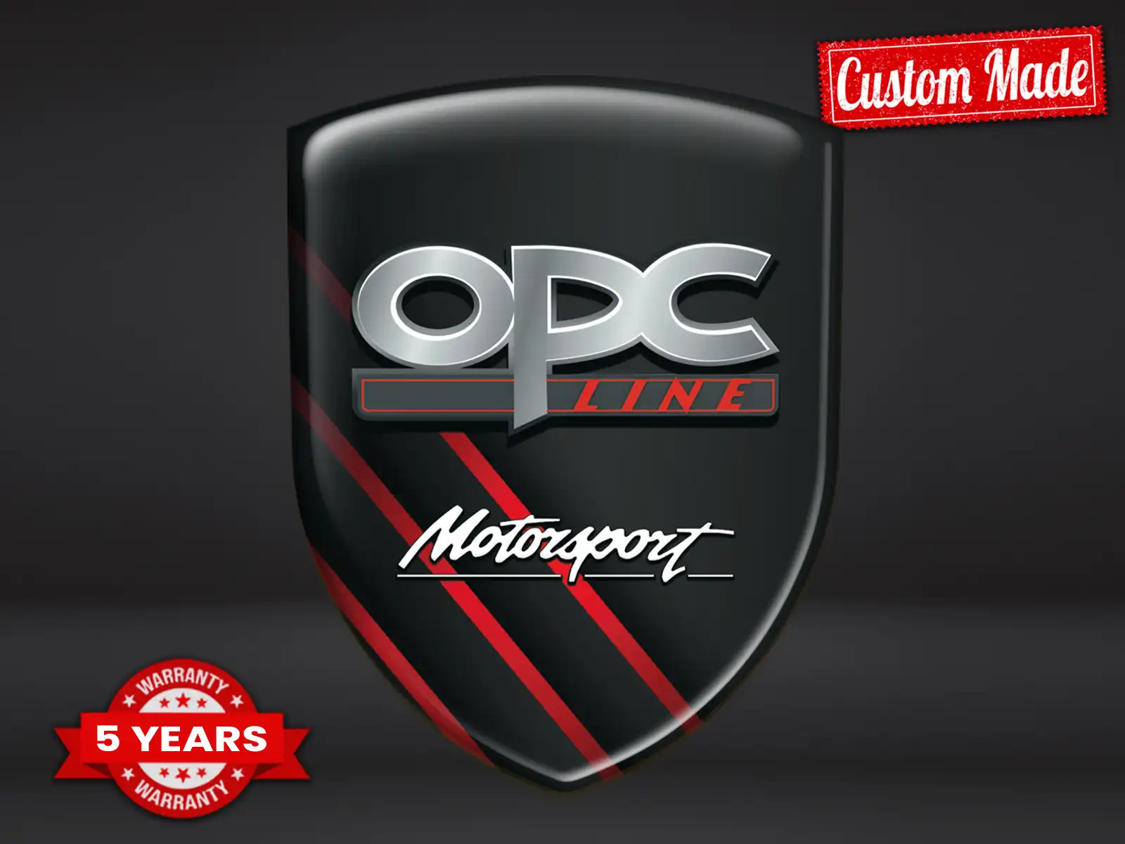 OPC Buchstabenaufkleber Auto Universal Hochwertig Robust